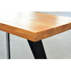 Oak ECO table with straight...